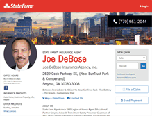 Tablet Screenshot of joedebose.com